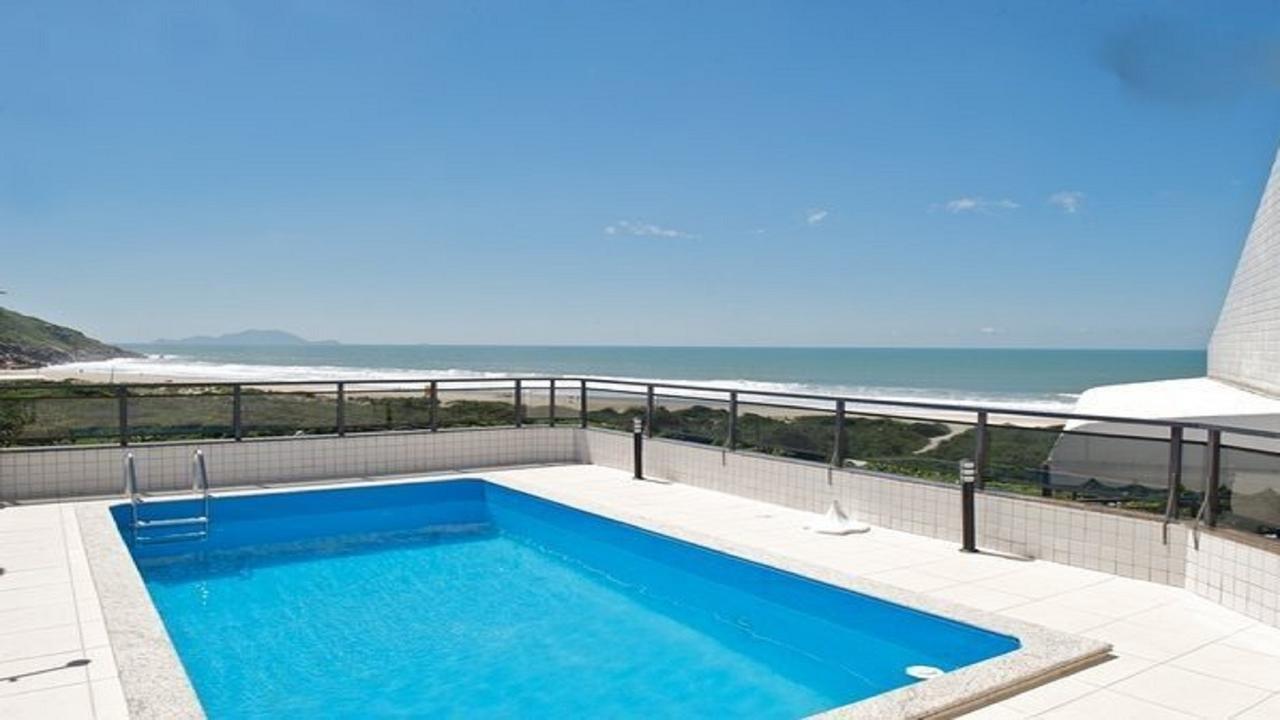 Апартаменти Linda Cobertura Frente Mar Com Piscina Privativa E Pe Na Areia! Флоріанополіс Екстер'єр фото