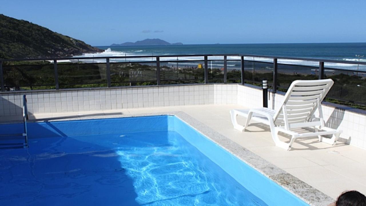 Апартаменти Linda Cobertura Frente Mar Com Piscina Privativa E Pe Na Areia! Флоріанополіс Екстер'єр фото