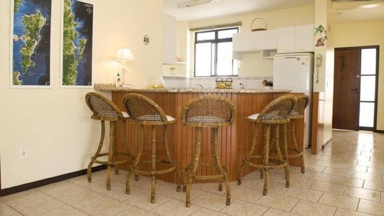 Апартаменти Linda Cobertura Frente Mar Com Piscina Privativa E Pe Na Areia! Флоріанополіс Екстер'єр фото